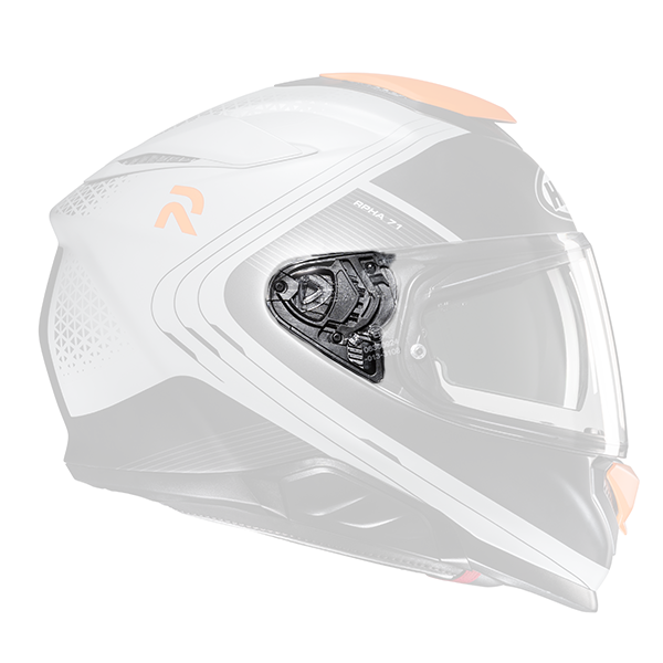 Pezzi di ricambio per casco HJC Kit di montaggio visiera RPHA71