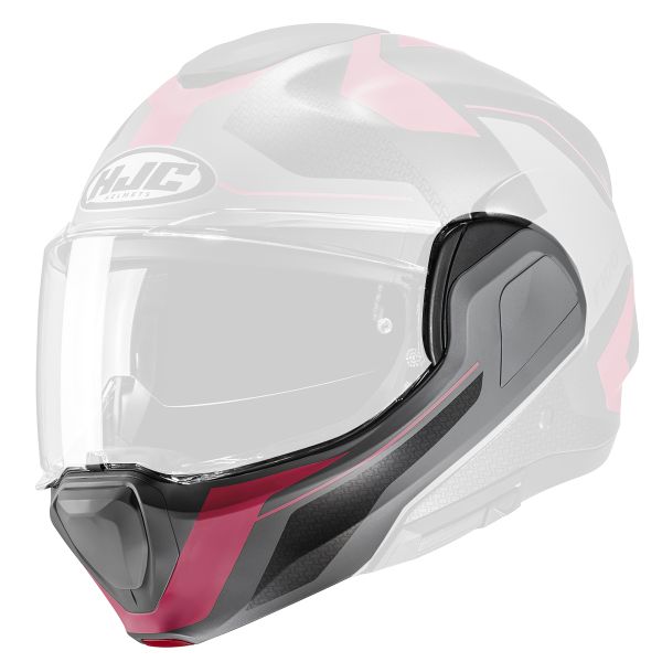 Pezzi di ricambio per casco HJC F100 Bios MC8SF sottogola Pezzi di ricambio per casco HJC F100 Bios MC8SF sottogola