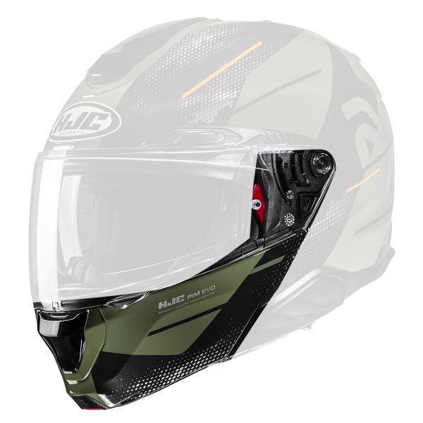 Pezzi di ricambio per casco HJC Mentoniera RPHA91 Blat MC7