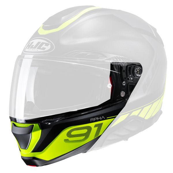 Pezzi di ricambio per casco HJC Mentoniera RPHA91 Rafino MC3HSF