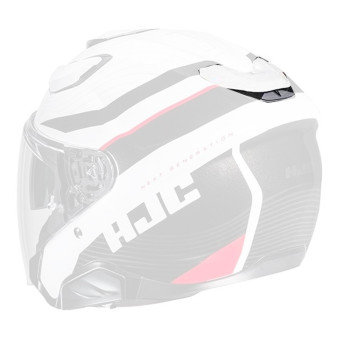 Pezzi di ricambio per casco HJC Ventilazione posteriore F31 Naby MC1 - Ludi MC8