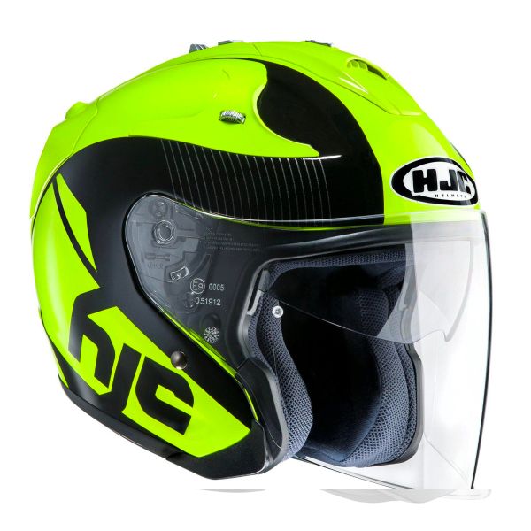 HJC FG-Jet Bocchetta posteriore verde fluo