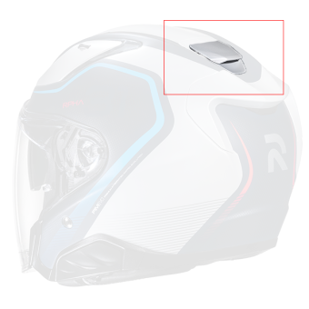 Pezzi di ricambio per casco HJC Ventilazione posteriore RPHA31 Pezzi di ricambio per casco HJC Ventilazione posteriore RPHA31