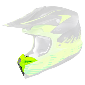 Pezzi di ricambio per casco HJC Mentoniera di ventilazione i50 Fury MC3HSF