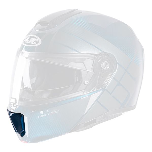 Pezzi di ricambio per casco HJC RPHA 90 S Carbonio Balian MC2 ventilatore per mentoniera