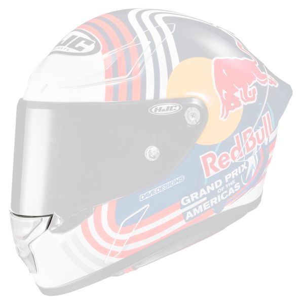 Pezzi di ricambio per casco HJC RPHA1 Red Bull Austin GP MC21 ventilatore per mentoniera