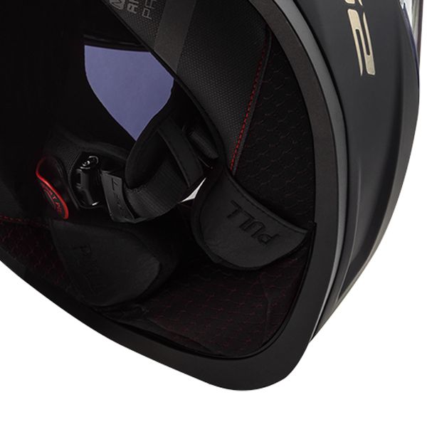 Pezzi di ricambio per casco LS2 Tenda sottogola Vector II FF811 Pezzi di ricambio per casco LS2 Tenda sottogola Vector II FF811