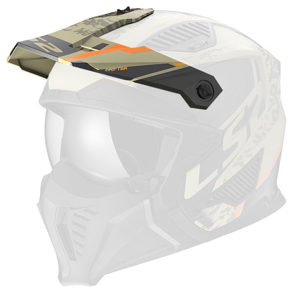 Pezzi di ricambio per casco LS2 Punta Drifter Devor OF606