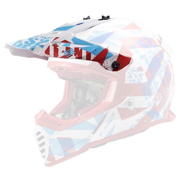Pezzi di ricambio per casco LS2 Veloce Evo MX437 Funky peak