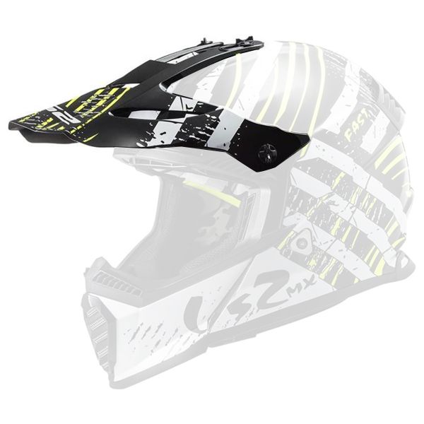 Pezzi di ricambio per casco LS2 Cappello Fast Evo MX437 Verve