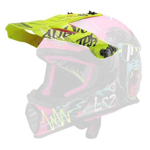 Pezzi di ricambio per casco LS2 Veloce II Mini MX437 Picco Gorilla