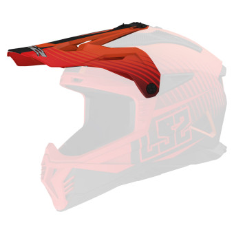 Pezzi di ricambio per casco LS2 Fast II MX708 Picco d'anatra Pezzi di ricambio per casco LS2 Fast II MX708 Picco d'anatra