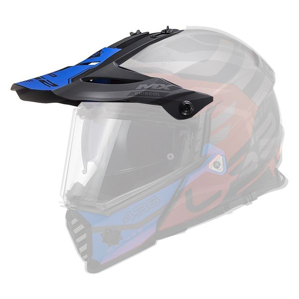 Pezzi di ricambio per casco LS2 Pioneer Evo MX436 Cappuccio Cobra