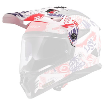 Pezzi di ricambio per casco LS2 Pioneer II MX702 Picco di fantasia Pezzi di ricambio per casco LS2 Pioneer II MX702 Picco di fantasia
