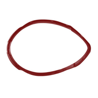 Pezzi di ricambio per casco LS2 MX437 Guarnizione base Fast Evo Red Pezzi di ricambio per casco LS2 MX437 Guarnizione base Fast Evo Red
