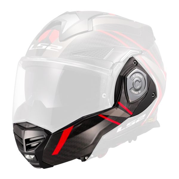 Pezzi di ricambio per casco LS2 Mentoniera Advant X C FF901 Futuro