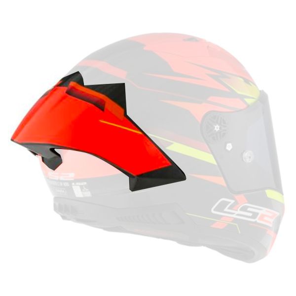 Pezzi di ricambio per casco LS2 Spoiler Thunder C GP Rosso Fuoco Nero FF805