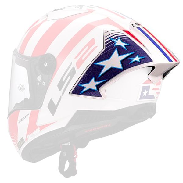 Pezzi di ricambio per casco LS2 Spoiler Thunder GP Aero Replica Baz FF805