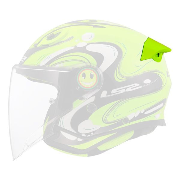 Pezzi di ricambio per casco LS2 Ventilazione posteriore Funny II Glup OF622