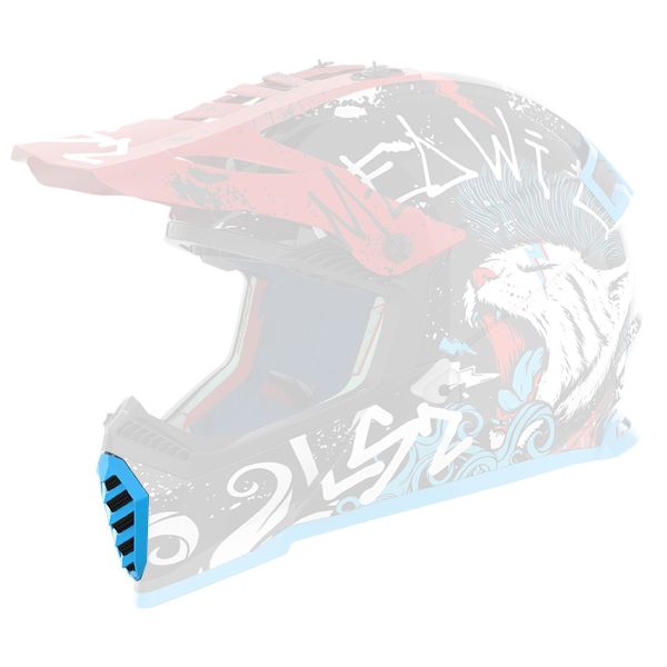 Pezzi di ricambio per casco LS2 Sottogola di ventilazione Fast II Mini MX437 Starmaw