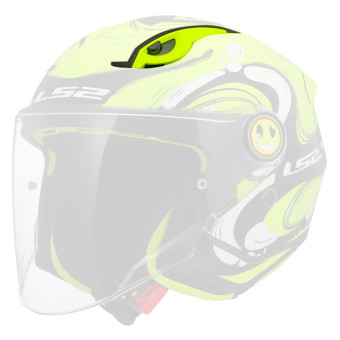 Pezzi di ricambio per casco LS2 Super ventilazioni Funny II Glup OF622 Pezzi di ricambio per casco LS2 Super ventilazioni Funny II Glup OF622