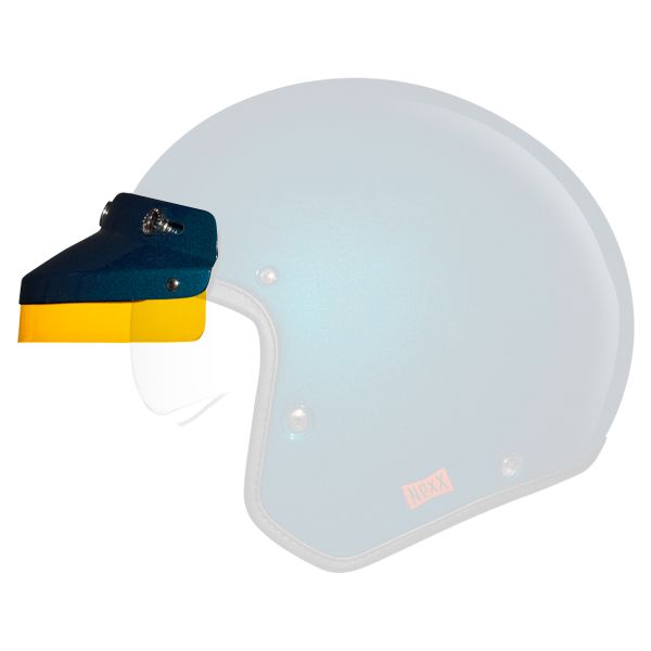 Pezzi di ricambio per casco Nexx X.G30 Cappello esterno giallo blu alzavola Pezzi di ricambio per casco Nexx X.G30 Cappello esterno giallo blu alzavola