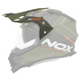 Pezzi di ricambio per casco NOX N312 Drone khaki picco arancione opaco