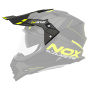 Pezzi di ricambio per casco NOX N312 Cappello per drone nero giallo opaco
