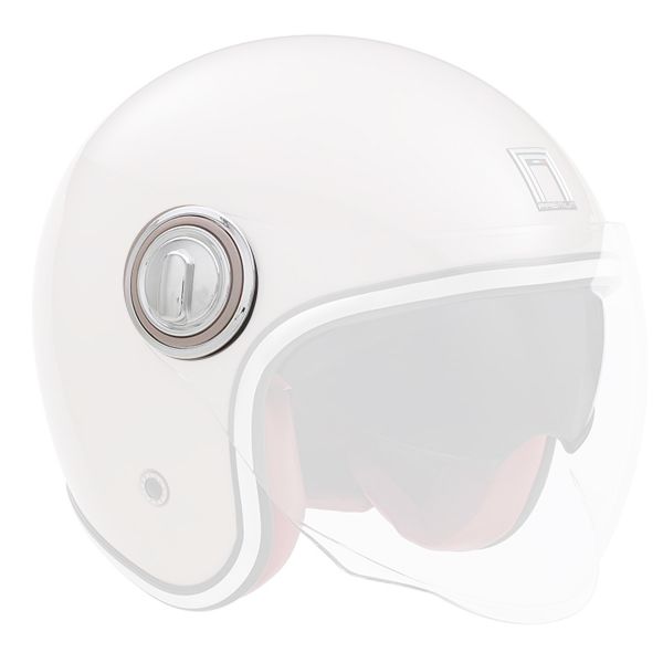 Pezzi di ricambio per casco NOX Kit di montaggio visiera Heritage Champagne Pink Pezzi di ricambio per casco NOX Kit di montaggio visiera Heritage Champagne Pink