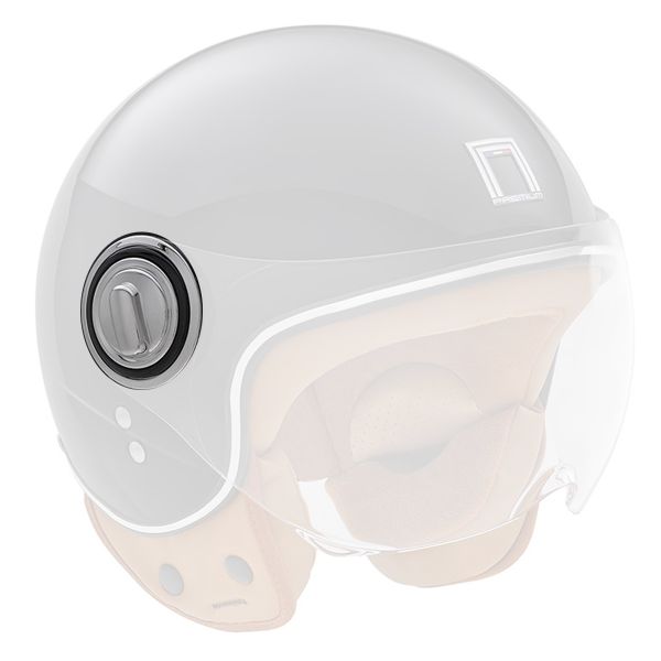 Pezzi di ricambio per casco NOX Kit di montaggio per visiera Heritage - Idol Nero lucido