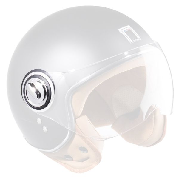 Pezzi di ricambio per casco NOX Kit di montaggio visiera Idol Matt Black