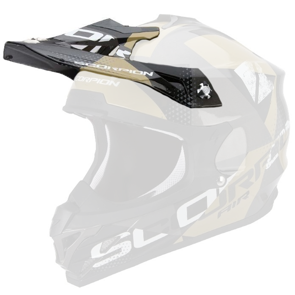 Pezzi di ricambio per casco Scorpion VX-15 Evo Air Akra Grigio Picco Nero