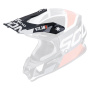 Pezzi di ricambio per casco Scorpion VX-16 Peak - VX-16 Evo Air Analogico Nero Rosso