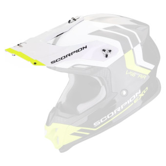 Pezzi di ricambio per casco Scorpion VX-16 Peak - VX-16 Evo Air Fusion nero giallo neon Pezzi di ricambio per casco Scorpion VX-16 Peak - VX-16 Evo Air Fusion nero giallo neon