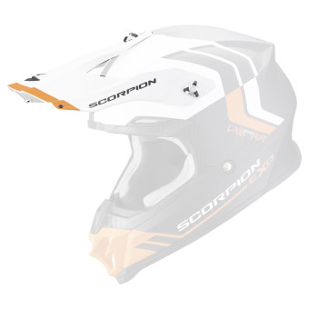 Pezzi di ricambio per casco Scorpion VX-16 Peak - VX-16 Evo Air Fusion nero opaco arancione
