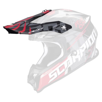 Pezzi di ricambio per casco Scorpion VX-16 Evo Air Replica Rok Bagoros picco Pezzi di ricambio per casco Scorpion VX-16 Evo Air Replica Rok Bagoros picco