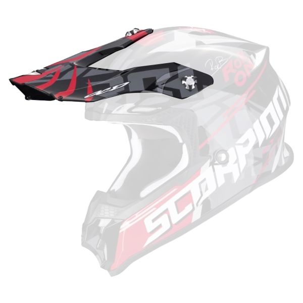 Pezzi di ricambio per casco Scorpion VX-16 Evo Air Replica Rok Bagoros picco