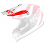 Pezzi di ricambio per casco Scorpion VX-16 peak - VX-16 Evo Air Soul Bianco Rosso