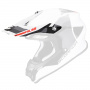 Pezzi di ricambio per casco Scorpion VX-16 Evo Air spettro bianco argento picco