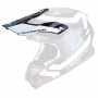 Pezzi di ricambio per casco Scorpion VX-16 Peak - VX-16 Evo Air Tub Metal Black White