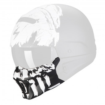 Pezzi di ricambio per casco Scorpion Maschera Exo Combat Evo Marauder Nero Opaco Bianco Pezzi di ricambio per casco Scorpion Maschera Exo Combat Evo Marauder Nero Opaco Bianco
