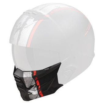 Pezzi di ricambio per casco Scorpion Exo Combat II Lord Maschera nera rossa opaca