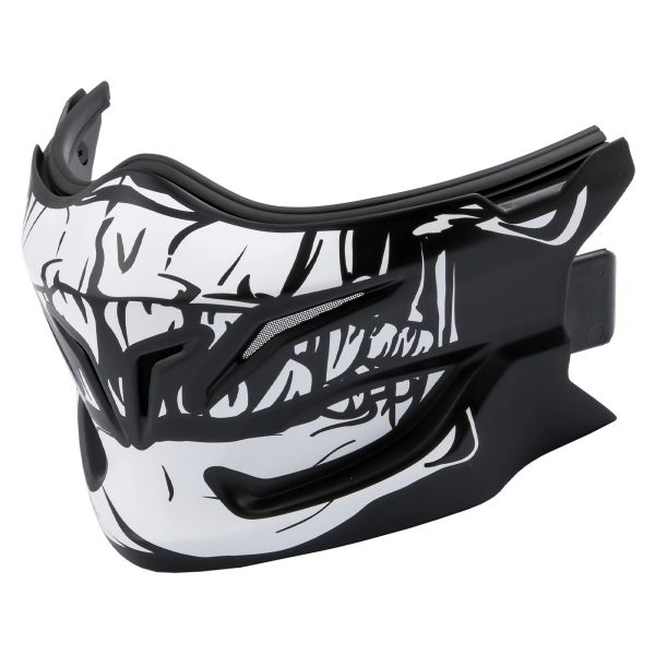 Pezzi di ricambio per casco Scorpion Maschera Exo Combat II nero opaco bianco
