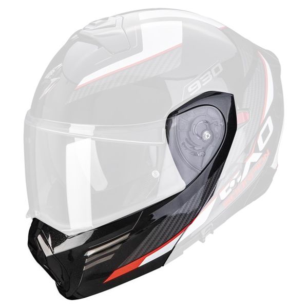 Pezzi di ricambio per casco Scorpion Mentonniere Exo 930 Navig
