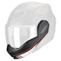 Pezzi di ricambio per casco Scorpion Sottogola Exo Tech Evo Animo nero opaco rosso
