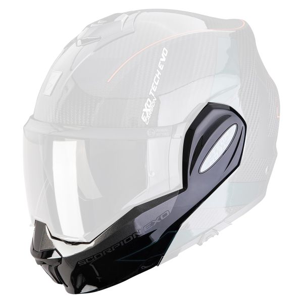 Pezzi di ricambio per casco Scorpion Sottogola Exo Tech Evo CAD nero verde