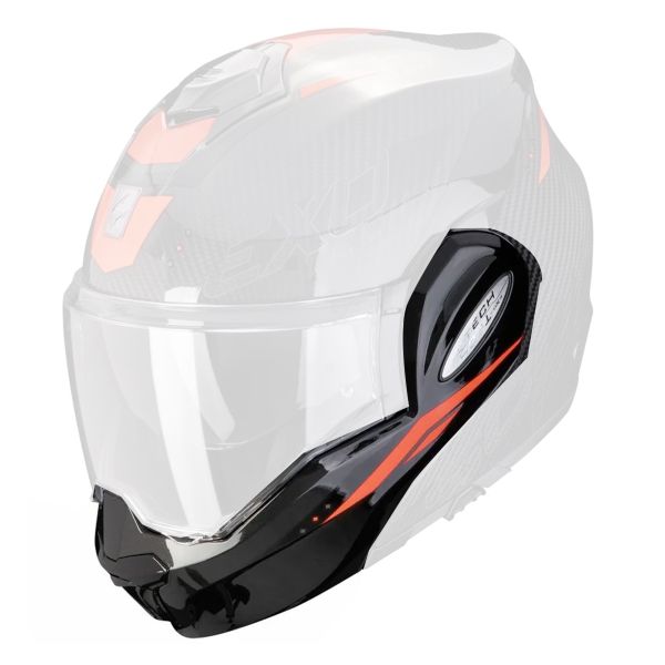 Pezzi di ricambio per casco Scorpion Sottogola Exo Tech Evo Carbon Rover XL - XXL