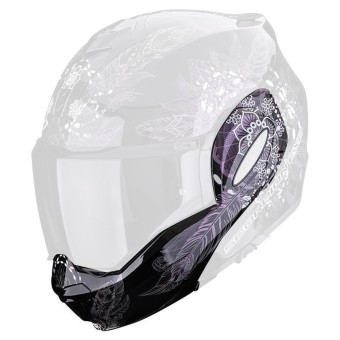 Pezzi di ricambio per casco Scorpion Sottogola Exo Tech Evo Dream Black Chameleon Pezzi di ricambio per casco Scorpion Sottogola Exo Tech Evo Dream Black Chameleon