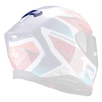 Pezzi di ricambio per casco Scorpion Ventilazione Arriere Exo R1 Air Infini Bianco Blu Rosso