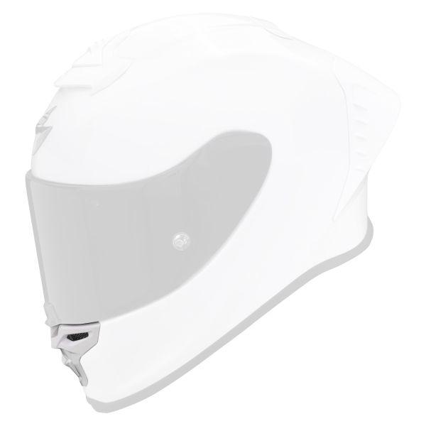 Pezzi di ricambio per casco Scorpion Ventilazione sottogola Exo R1 Air Graphic Bianco Perla